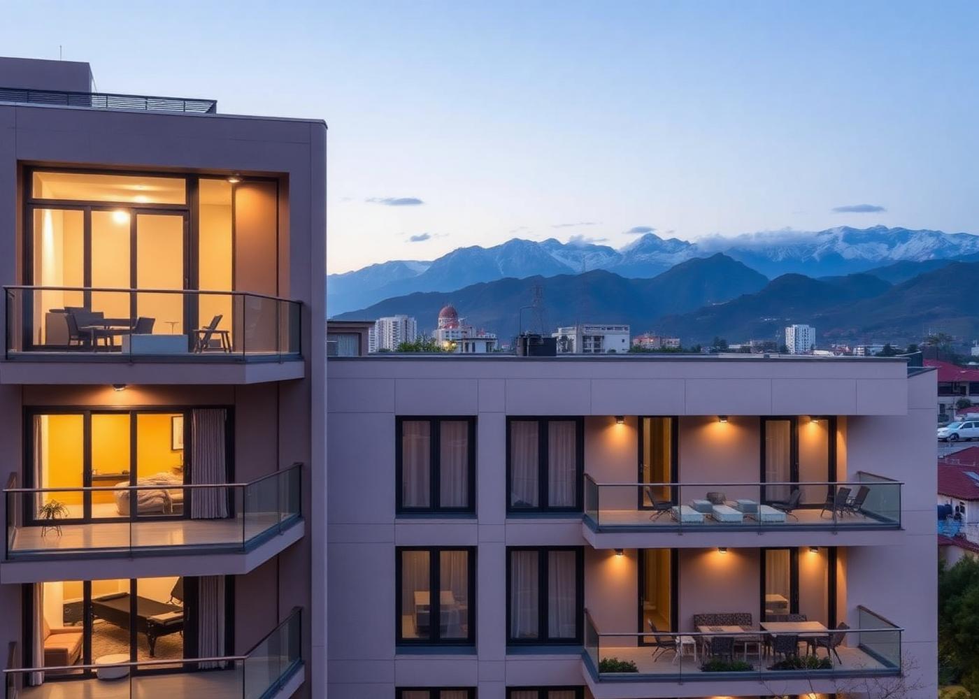 Departamento con vista a la cordillera